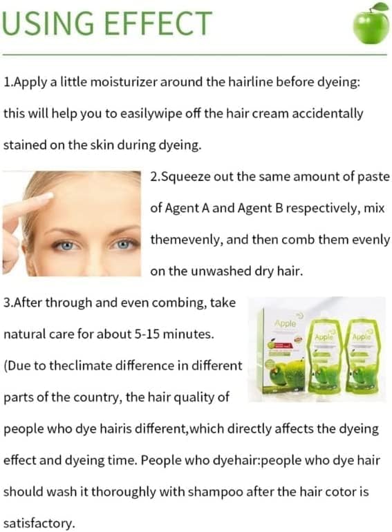 Apple Hair Color Cream